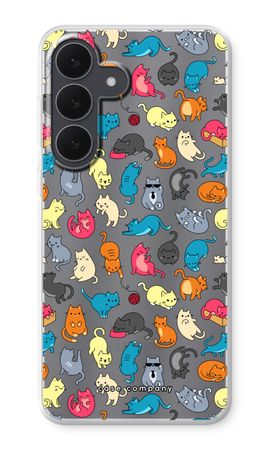Colourful cats
