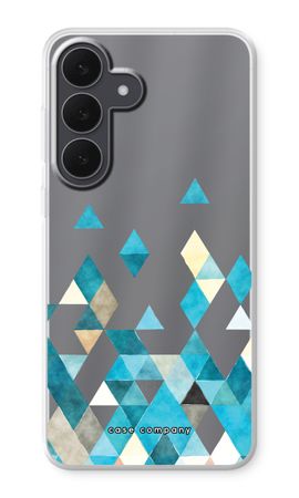 Coloured triangles blue