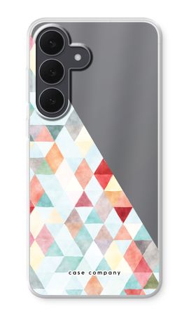 Coloured triangles pastel