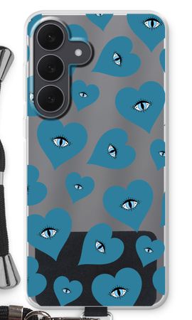 Blue heart eyes