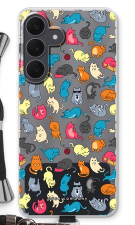 Colourful cats