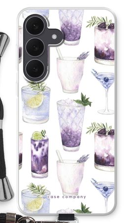 Violet cocktails