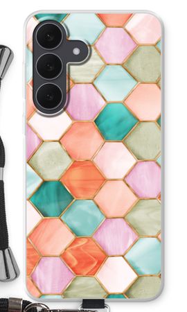 Hexagons in stained glass