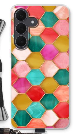 Hexagons in stained glass