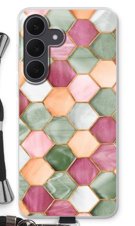 Hexagons in stained glass