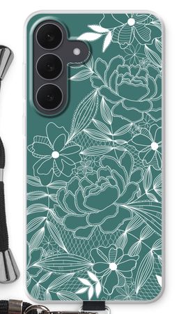 Flowers in lace