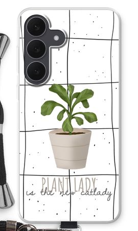Houseplant on windowpane