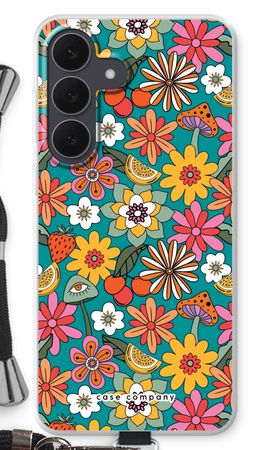 Retro Bloemen N°2 - Blauw