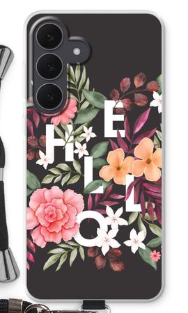 Hello in flowers