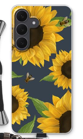 Sunflower and bees
