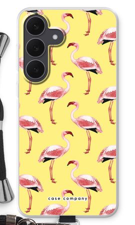 Flamingo's geel