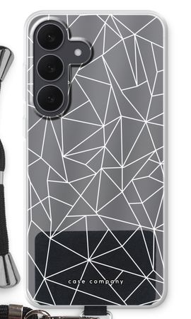 Geometric lines white