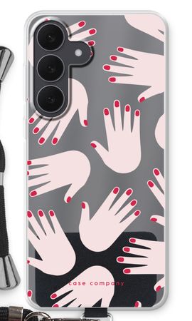 Hands pink