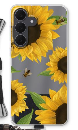 Sunflower and bees