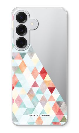 Coloured triangles pastel