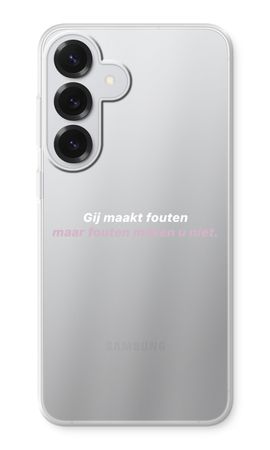 Fouten maken u niet