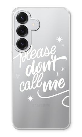 Don't call