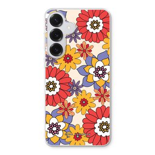 Retro Blumen - Gelb