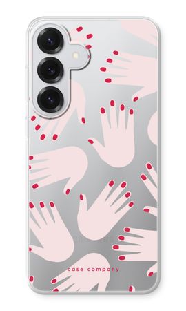 Hands pink