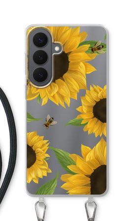 Sunflower and bees