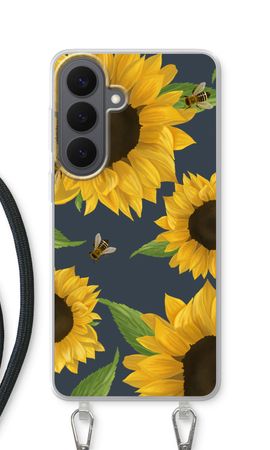 Sunflower and bees