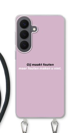 Fouten maken u niet