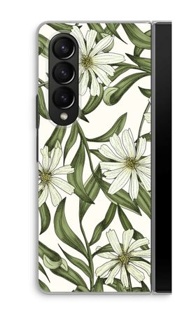 White flower pattern