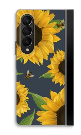 Sunflower and bees