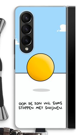 Stoppen met schijnen