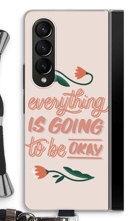 Optimistic flower girl