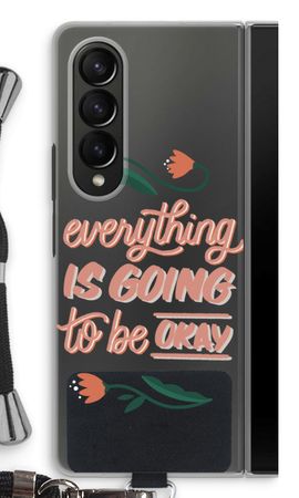 Optimistic flower girl