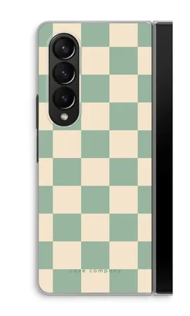 Checkered Mint, Samsung Galaxy Z Fold4 weiche Hülle