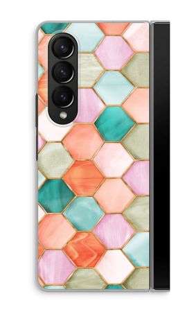 Hexagons in stained glass