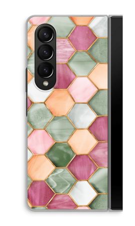 Hexagons in stained glass