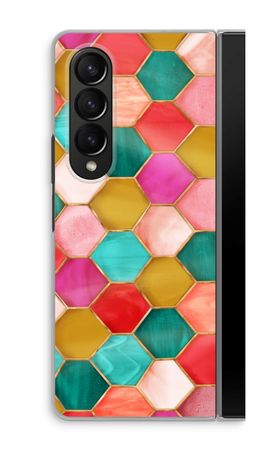 Hexagons in stained glass