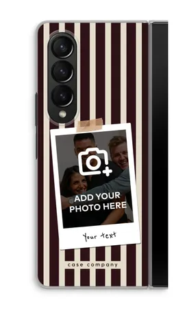 Polaroid - Retro, Samsung Galaxy Z Fold4 weiche Hülle