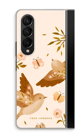 Fluttering Pair, Samsung Galaxy Z Fold4 pehmeä kotelo