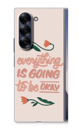 Optimistic flower girl