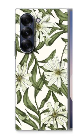 White flower pattern