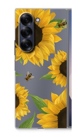 Sunflower and bees