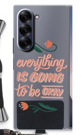 Optimistic flower girl