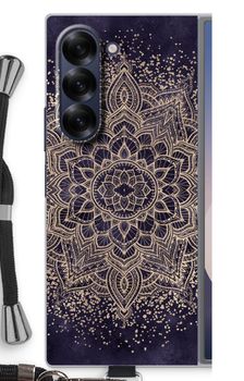 Goldenes Boho-Mandala