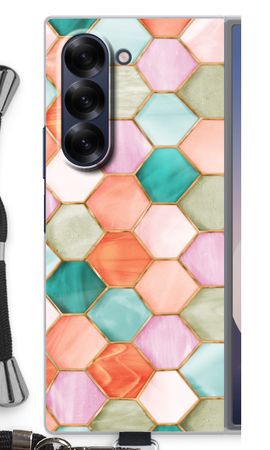 Hexagons in stained glass