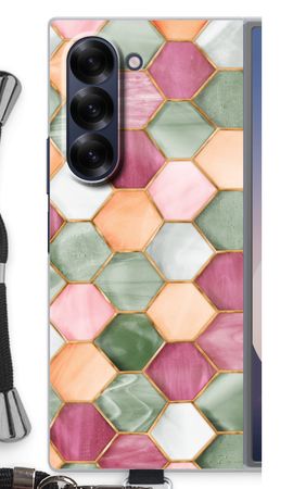 Hexagons in stained glass