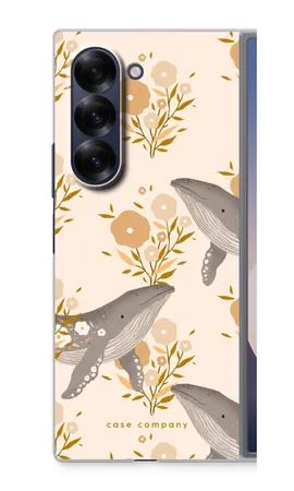 Floral Whales, Mekana maskica Samsung Galaxy Z Fold6