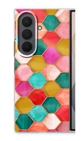 Hexagons in stained glass
