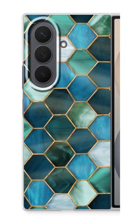 Hexagons in stained glass