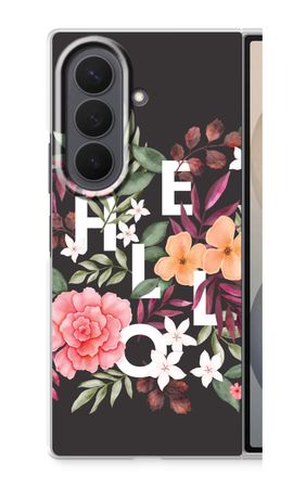 Hello in flowers