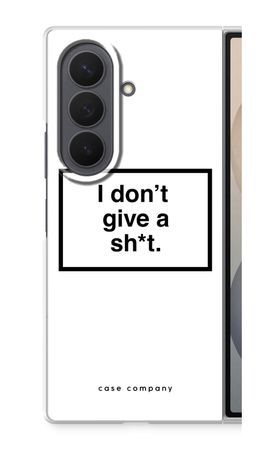 Don't give a shit
