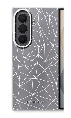 Geometric lines white